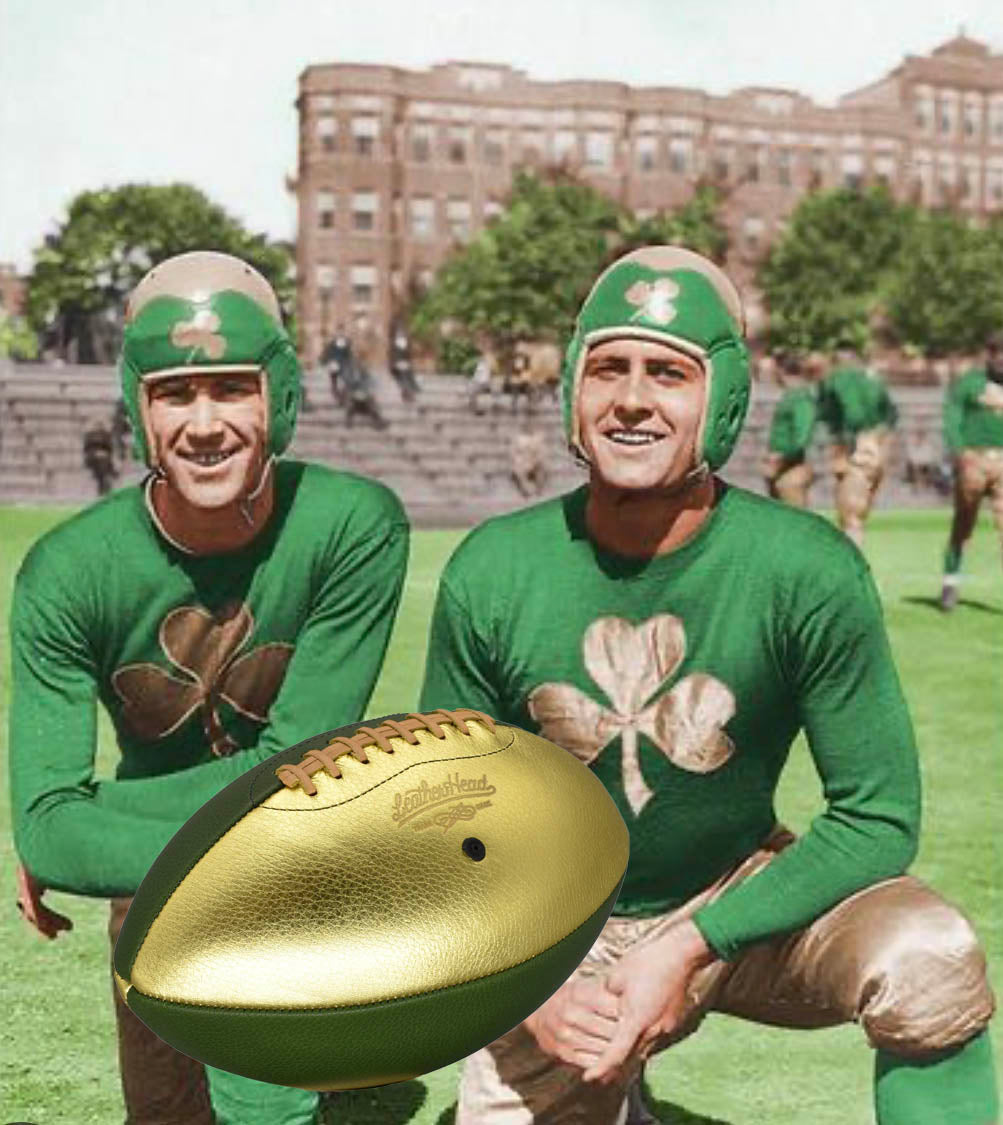 
                  
                    Luck o' the Irish, Special Edition Green and Gold Football
                  
                