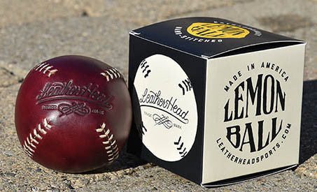 
                  
                    Lemon Ball Leather Baseball - Burgundy & White
                  
                
